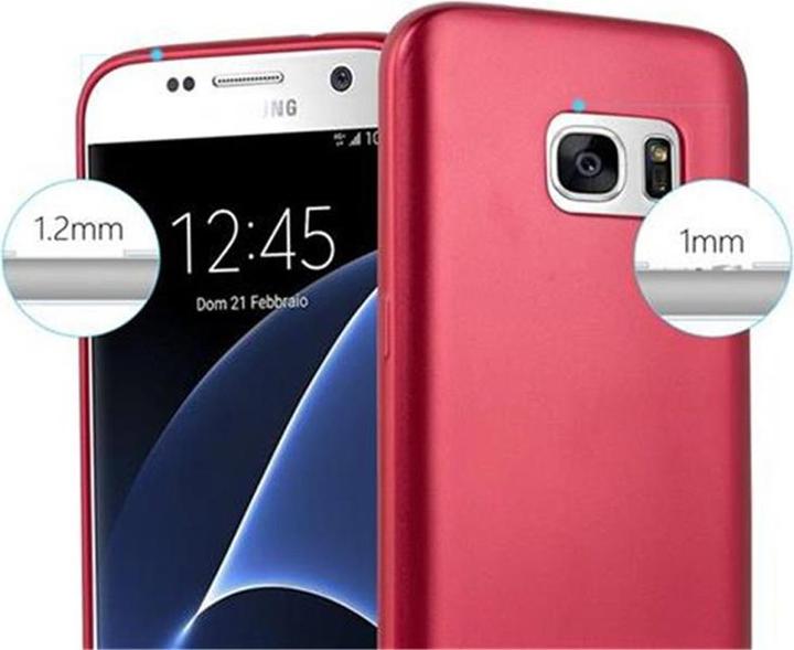 Actual product image Cadorabo TPU Matt Metallic Cover (Samsung Galaxy S7)