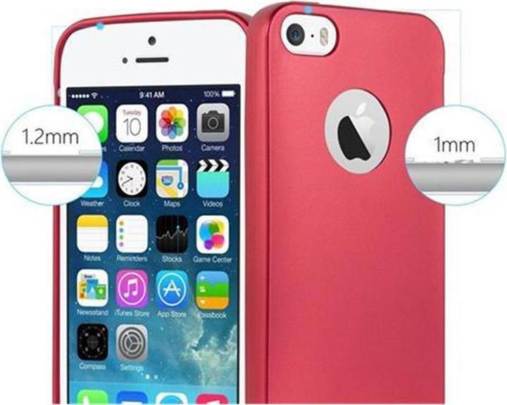 Produktbild Cadorabo TPU Matt Metallic Cover (Apple iPhone 5)