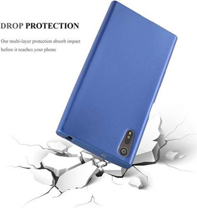 Actual product image Cadorabo TPU Matt Metallic Cover (Sony Xperia XZ)