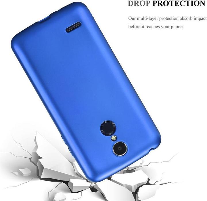 Actual product image Cadorabo TPU Matt Metallic Cover (LG K8 2017)