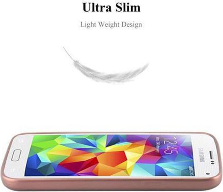 Actual product image Cadorabo TPU Matt Metallic Cover (Samsung Galaxy S5, Samsung Galaxy S5 Neo)
