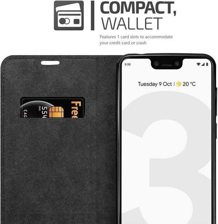 Immagine prodotto Cadorabo Copertina magnetica invisibile del libro (Google Pixel 3 XL)