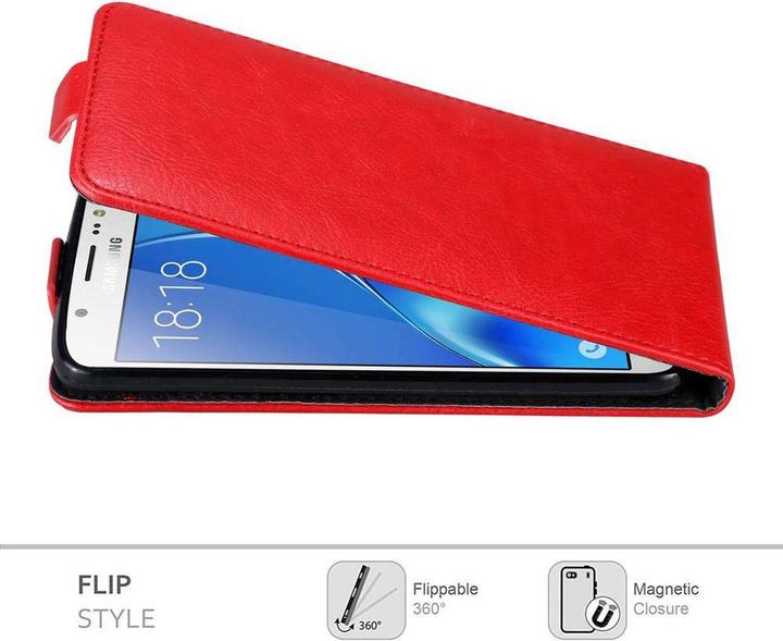 Actual product image Cadorabo Flip like Invisible Cover (Samsung Galaxy J5 (2016))