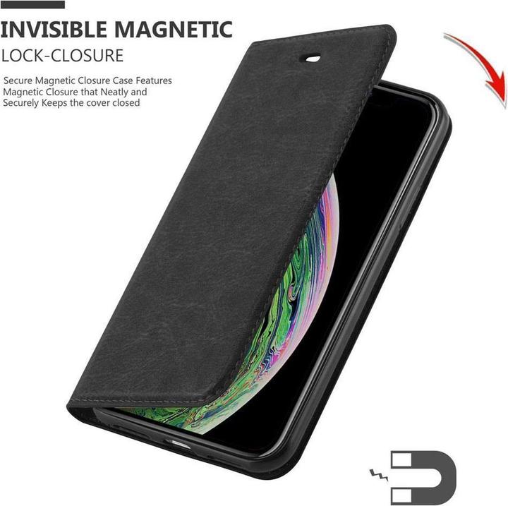Productafbeelding Cadorabo Boek Onzichtbare Magneetband (Apple iPhone XS Max)