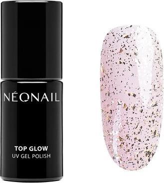 Neonail Top Glow & Crush Gold Flakes (UV-Gel Lack)