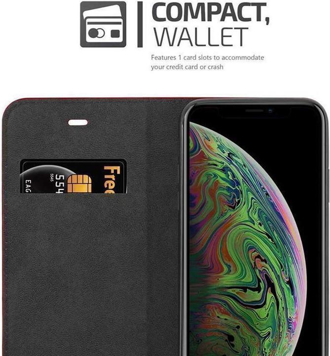 Productafbeelding Cadorabo Boek Onzichtbare Magneetband (Apple iPhone XS Max)