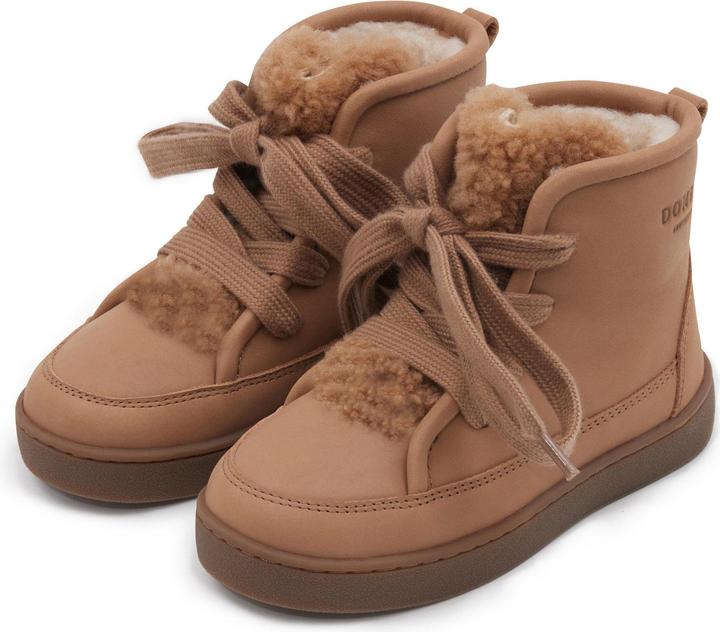 Actual product image Donsje Flinn leather winter shoes Hazelnut (28)