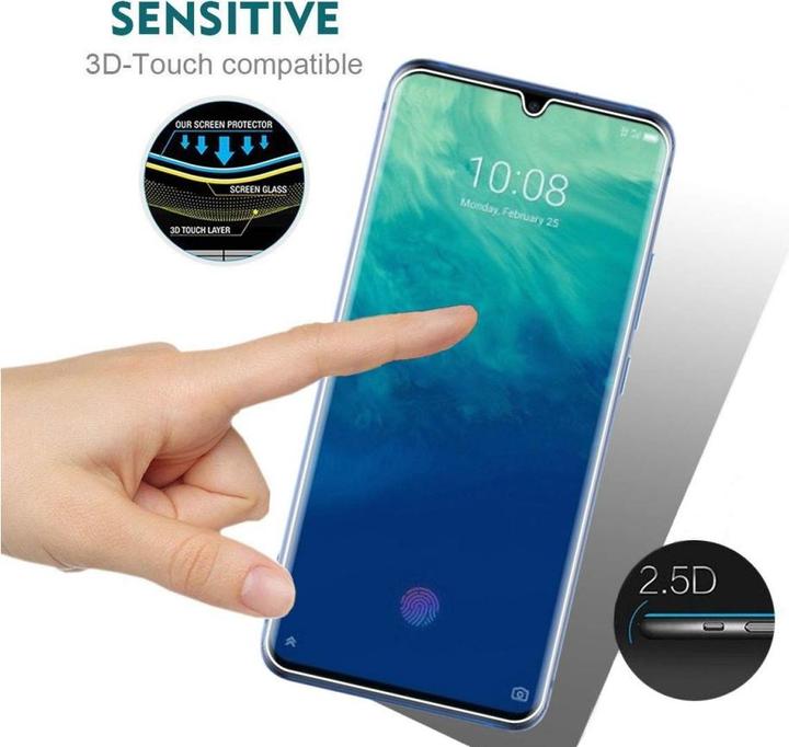 Immagine prodotto Screenguard ZTE Axon 10 Pro Pellicola protettiva in vetro Custodia dal design amichevole (1 Pezzo/i, ZTE Axon 10 Pro)
