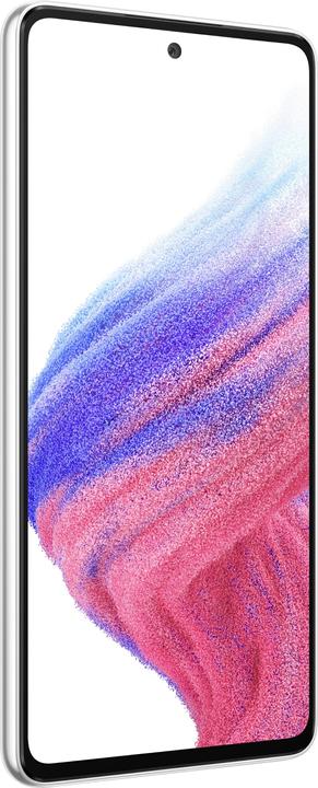 Actual product image Samsung Galaxy A53 5G EU (128 GB, Awesome White, 6.50", Dual SIM, 64 Mpx, 5G)