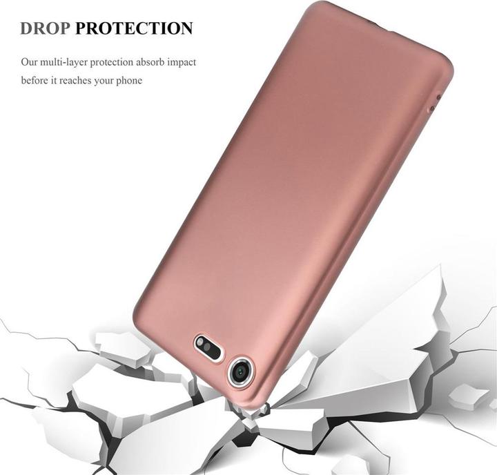 Produktbild Cadorabo TPU Matt Metallic Cover (Sony Xperia XZ Premium)