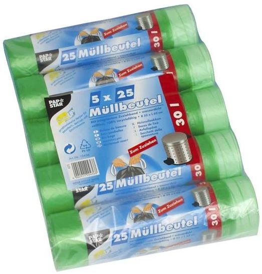 Productafbeelding Papstar Afvalzakken 30 l, 125 stuks (125 x, 30 l)