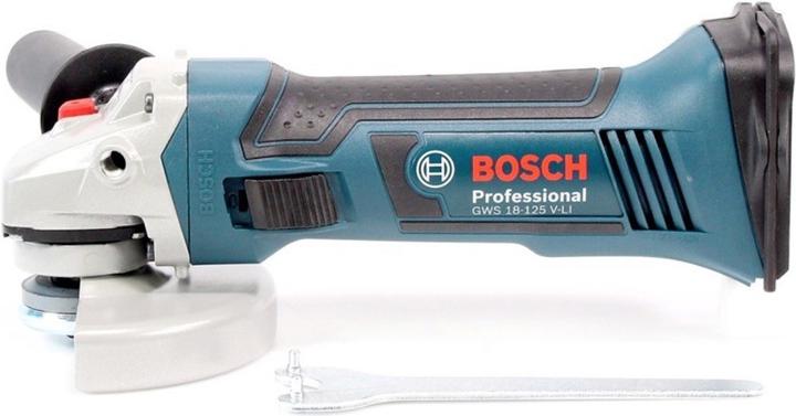 Produktbild Bosch Professional Bosch GWS 18-125 V-LI Akku Winkelschleifer 18V 125mm + 1x Akku 5,0Ah + Ladegerät + L-Boxx (125 mm)