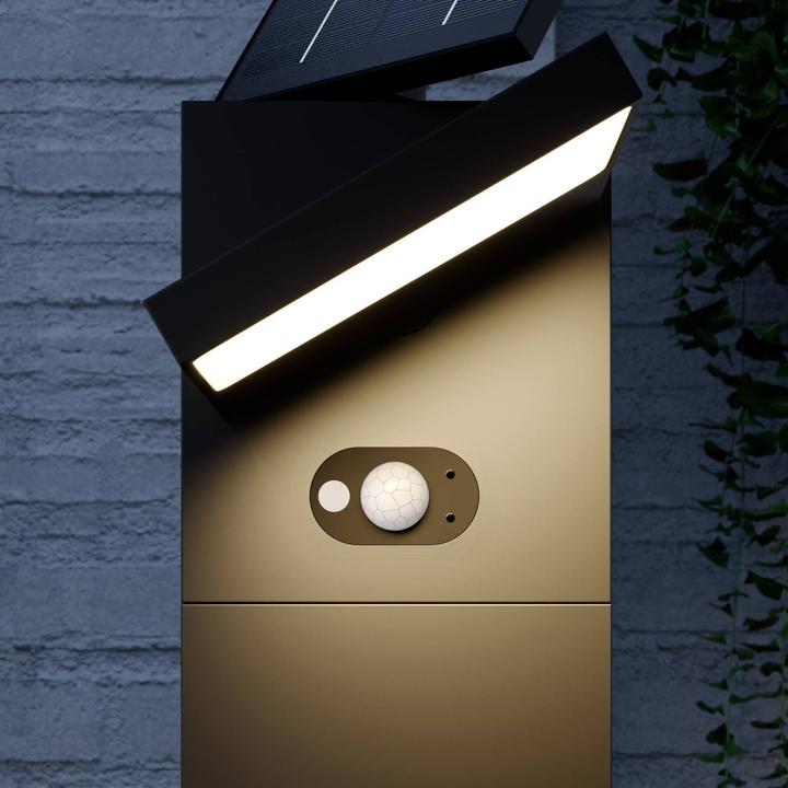 Image du produit Lucande Silvan LED Solcelle Garden Light H100 w/Sensor Graphite (200 lm, IP54)
