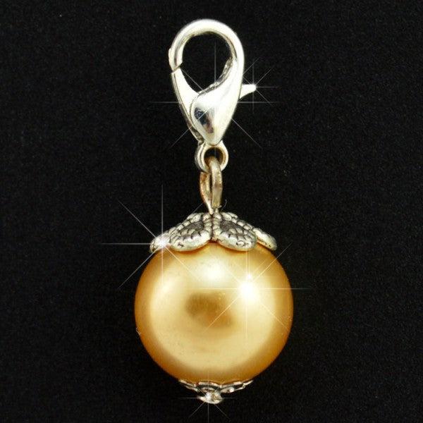 Image du produit Hermex Charm pendentif pour bracelet Thomas Sabo / Pandora - Jaune (Acier inoxydable)