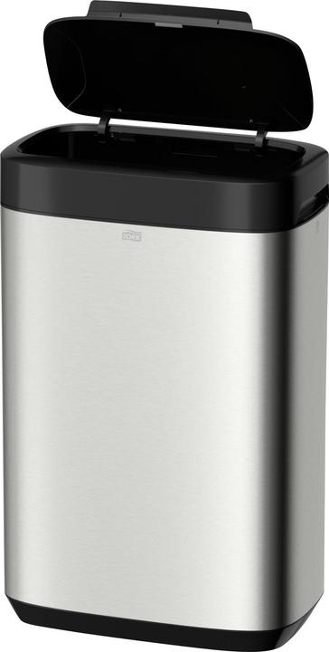 Actual product image Tork Waste bin B1 39.5x61.4x25.3 cm (WxHxD) 50l metal/plastic stainless steel 1 sorting compartment (50 l)