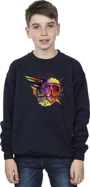 Produktbild Guardians Of The Galaxy Abstract Shield Chest Sweatshirt Jungen (116)