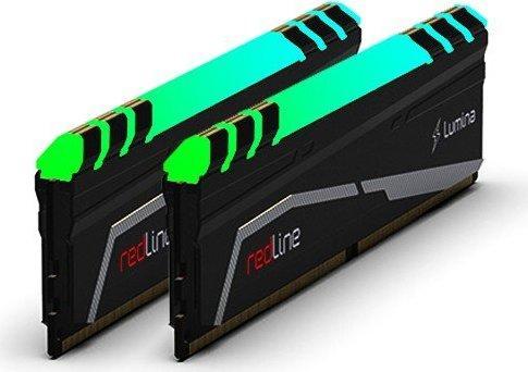 Immagine prodotto Mushkin Kit doppio DDR4 16GB 4133 - CL - 19 Redline Lumina RGB (2 x 8GB, 4133 MHz, DDR4-RAM, DIMM)