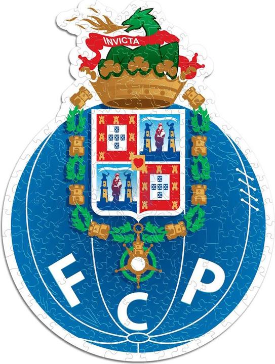 Actual product image Iconic FC Porto - Logo - Wooden Puzzle Size L (500 pieces) (500 pieces)
