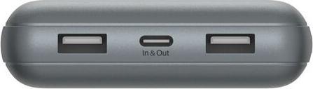 Actual product image Belkin 20k power bank 15w space grey (20000 mAh, 15 W, 15 Wh)