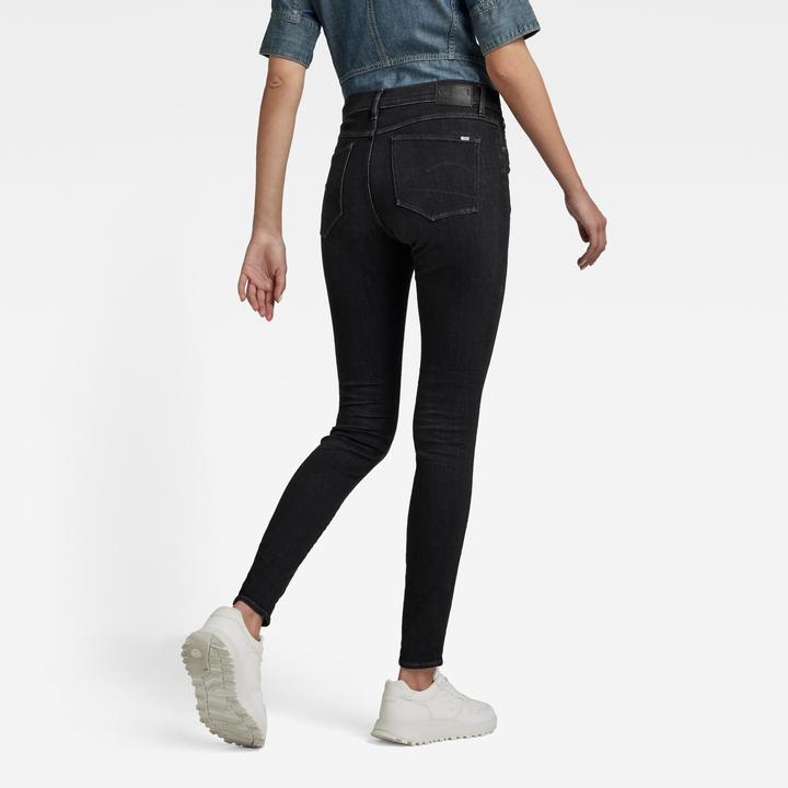 Produktbild G-Star 3301 High Skinny Jeans Superstretch worn in coal (W29/L32)