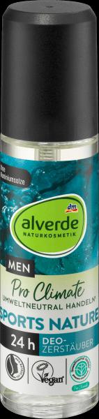 dm alverde MEN Sports Nature (Getto vaporizzato, 75 ml)