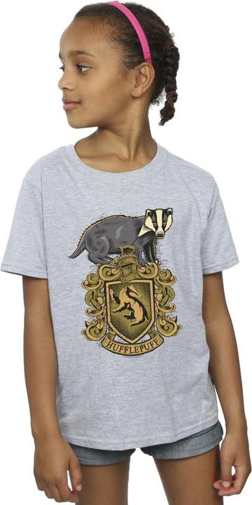 Produktbild Hufflepuff Sketch Crest TShirt Mädchen (140, 146)