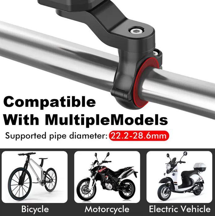 Actual product image PhoneLook Quick Lock smartphone holder for bike and motorbike with quick release function