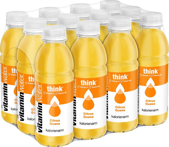 Actual product image Glacéau vitaminwater Think (Citrus, Guava, 12 x)