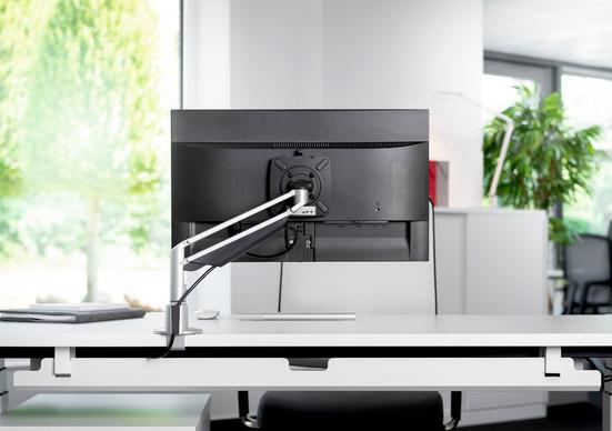 Produktbild Novus 990+1071+000 - Flachbildschirm-Montagearm - Weiss - 7 kg - Decke/Wand/Schre