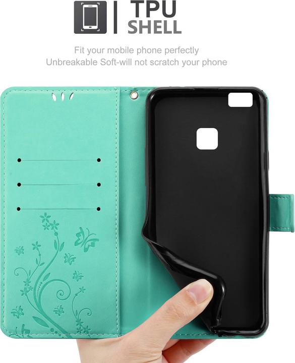 Image du produit Cadorabo Couverture du livre de fleurs (Huawei G9 Lite)