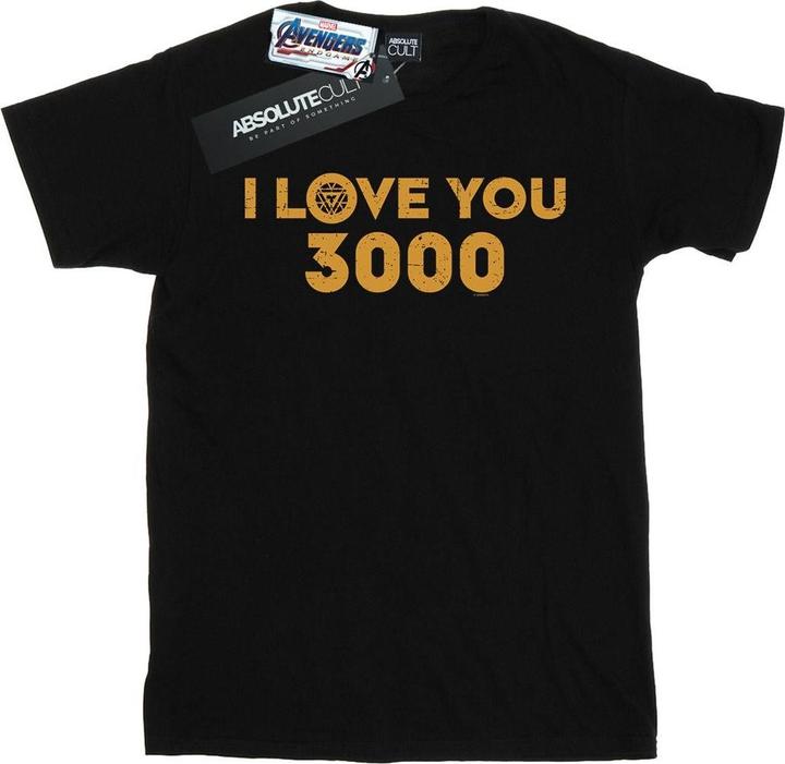 Avengers Endgame I Love You 3000 Arc Reactor TShirt (XXL)