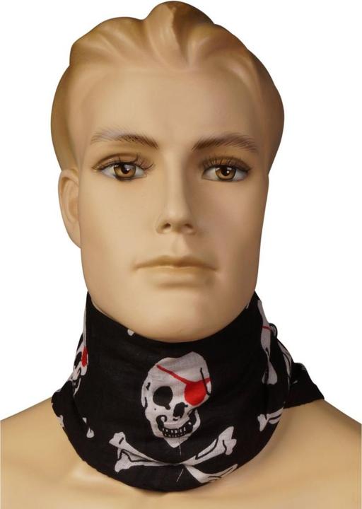Produktbild Bestsaller Piraten-Halstuch schwarz/weiss/rot