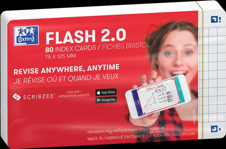 Actual product image Oxford FLASH 2.0 flashcards (A7, 250 g/m², 80 x)