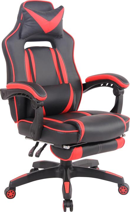 Image du produit CLP Chaise de bureau Heat, noir/rouge