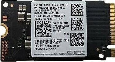 Productafbeelding Lenovo PM991A 512 GB (512 GB, M.2 2242)