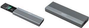 Produktbild Digitus USB M.2 Festplattengehäuse, SSD, extern, NVMe, 10Gbps, USB 3.1 Gen2, Aluminium, toolfree (M.2 2280, M.2 2230, M.2 2260, M.2 2242)