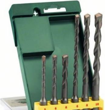 Immagine prodotto Bosch Zubehör Set di trapani a percussione (5 mm, 6 mm, 8 mm, 10 mm)