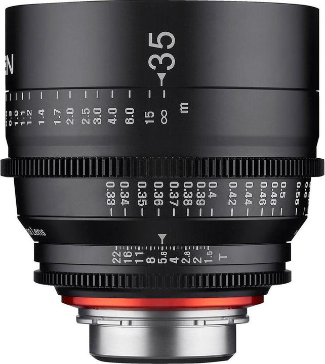 Actual product image Samyang XEEN 35mm T1.5 FF Cine Nikon (Nikon F, full size)