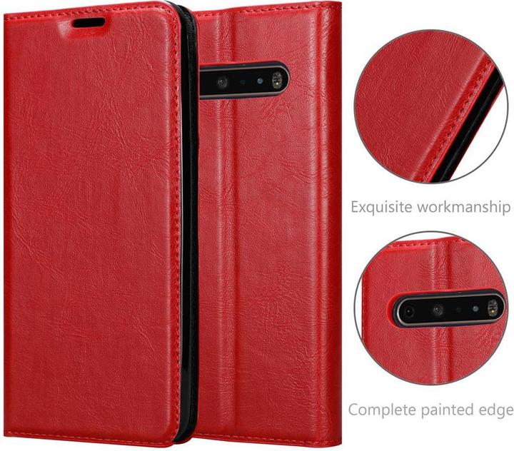 Actual product image Cadorabo Book Invisible Magnet Cover (LG V60 ThinQ 5G)