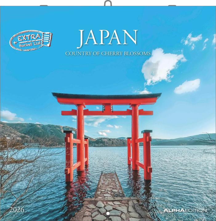 Immagine prodotto Alpha Edition Japan 2026 - Wand-Kalender - Broschüren-Kalender - 30x30 - 30x60 geöffnet - Reise-Kal (30 x 30 cm, Copertina rigida, Olandese, Inglese)