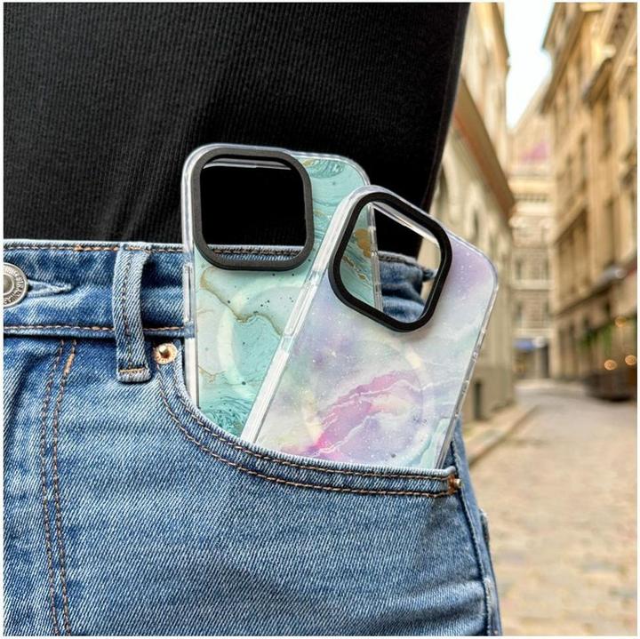 Actual product image Evelatus iPhone 15 Pro Max PC+TPU With MagSafe Customised Print (Apple iPhone 15 Pro Max)