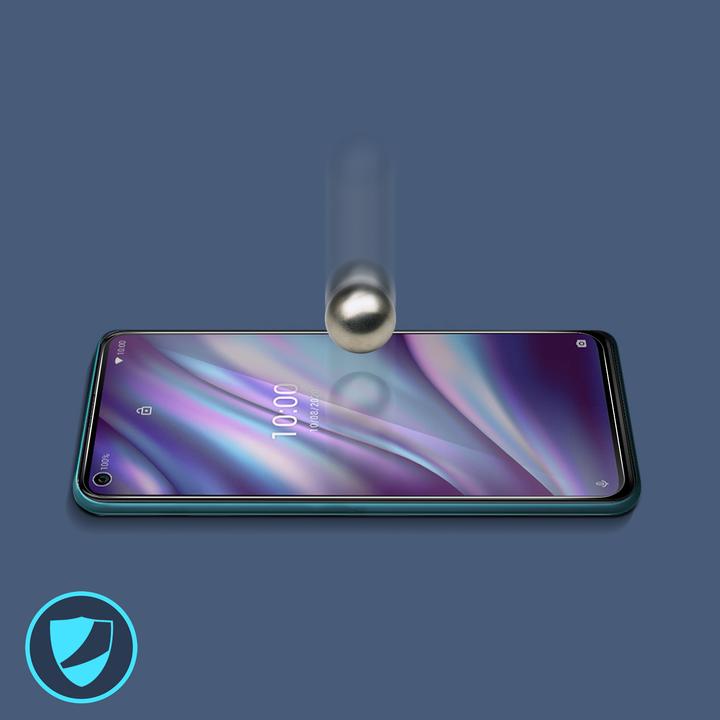 Actual product image Avizar Crystal clear film, glass screen protector (1 Piece, Wiko View 5 Plus)