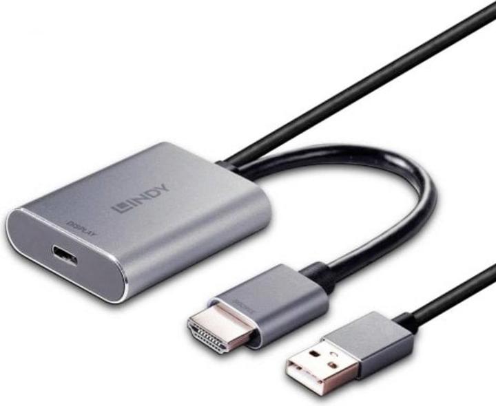 Produktbild Lindy HDMI auf USB Typ C Konverter (HDMI, USB Typ-C, 1.91 cm)