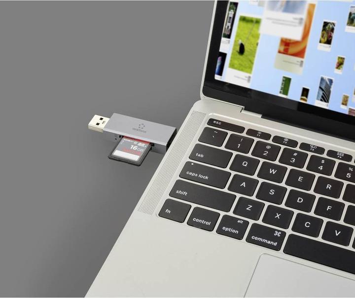 Image du produit Renkforce RF-PCR-400 Lecteur de carte mémoire externe USB-A, USB-C® microSD, SD Spa (USB, USB-C)