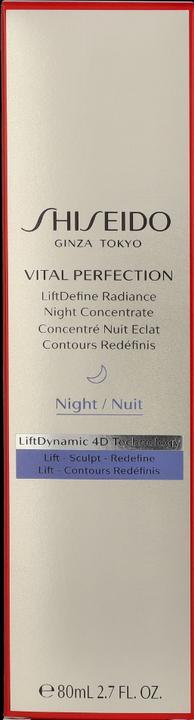 Produktbild Shiseido VITAL PERFECTION LiftDefine Radiance Night Concentrate (80 ml)