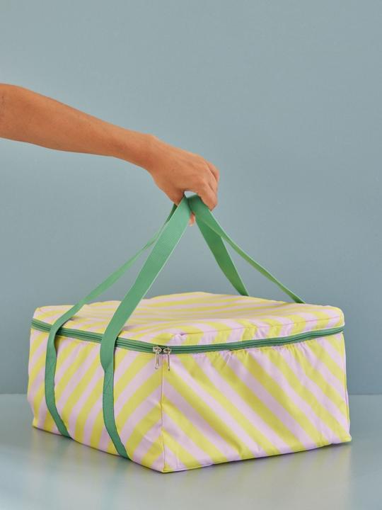 Produktbild Rice Cooler Bag Yellow and Lavender Striped