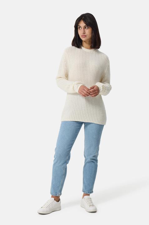 Actual product image Cash-Mere Grobgestrickter Wolle Kaschmir Rundhals Pullover (XS)