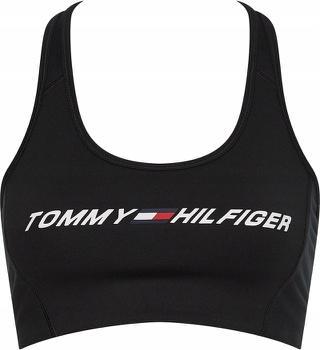 Actual product image Tommy Hilfiger Women's bra with medium intensity and graphics (XS)