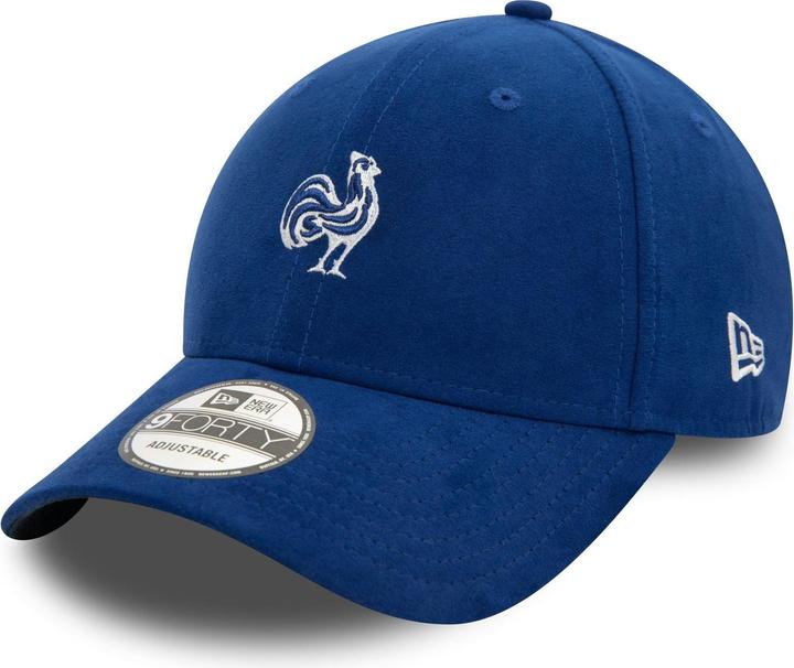 New Era 9Forty Strapback Cap - SUEDE French Rugby navy