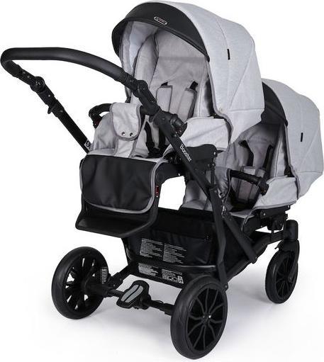 Image du produit Kunert Poussette jumelle Booster 01 grise 2en1